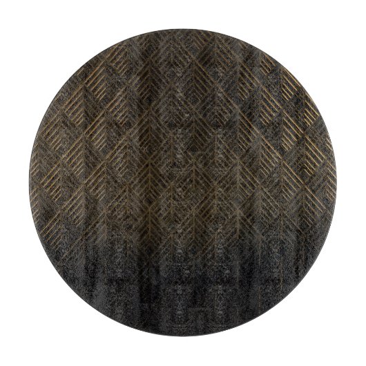 Planche À Découper Arrière - plan d'illustrations 3D Art Déco (Devant)