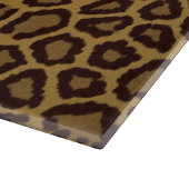 Planche À Découper arrière - plan en tuiles avec fourrure de léopard (Coin)