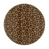 Planche À Découper arrière - plan en tuiles avec fourrure de léopard (Devant)