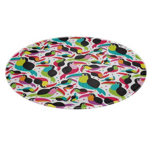 Planche À Découper arrière - plan exotique d'oiseau de toucan du (Coin)