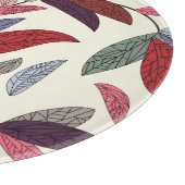 Planche À Découper Arrière - plan floral (Coin)