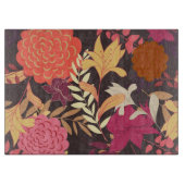 Planche À Découper Arrière - plan floral 2 (Devant)