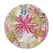 Planche À Découper Arrière - plan floral 6 (Devant)