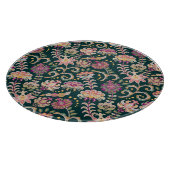 Planche À Découper Arrière - plan floral rose foncé (Coin)