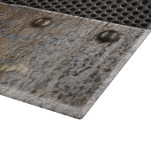 Planche À Découper Arrière - plan grunge en métal (Coin)