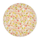 Planche À Découper arrière - plan motif de cuisine végétarien (Devant)