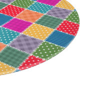 Planche À Découper Arrière - plan Patchwork : Mélange de Motifs diver (Coin)