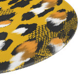 Planche À Découper Arrière - plan Poster de animal Leopard Texture (Coin)