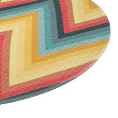 Planche À Découper Arrière - plan rayé 2 de zigzag (Coin)