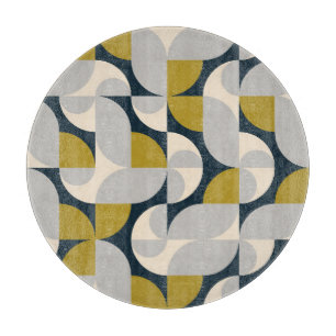 Planche À Découper Arrière - plan rétro Vintage géométrique moderne