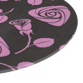 Planche À Découper Arrière - plan rose floral (Coin)