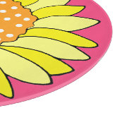 Planche À Découper Arrière - plan rose tournesol dessiné à la main (Coin)