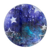 Planche À Découper Arrière - plan spatial avec étoiles (Devant)