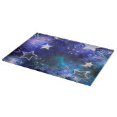 Planche À Découper Arrière - plan spatial avec étoiles (Coin)