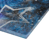 Planche À Découper Arrière - plan spatial avec étoiles (Coin)