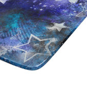 Planche À Découper Arrière - plan spatial avec étoiles (Coin)