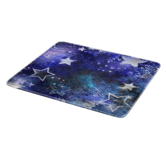 Planche À Découper Arrière - plan spatial avec étoiles (Coin)