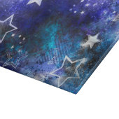 Planche À Découper Arrière - plan spatial avec étoiles (Coin)