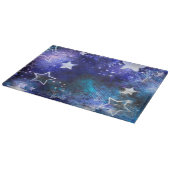 Planche À Découper Arrière - plan spatial avec étoiles (Coin)