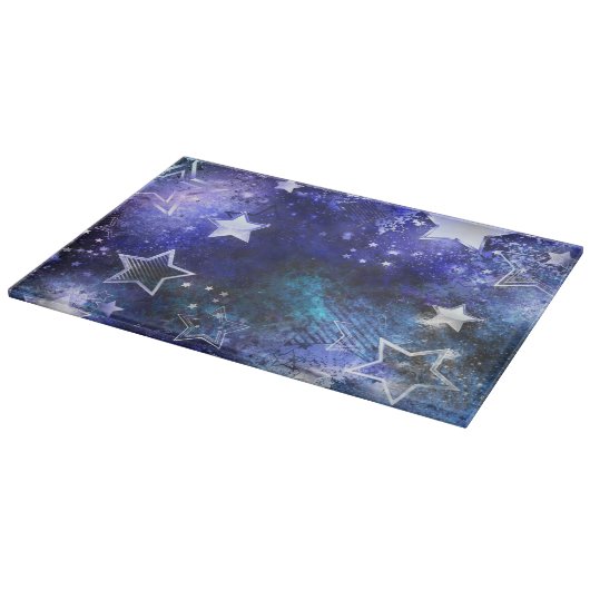 Planche À Découper Arrière - plan spatial avec étoiles (Coin)