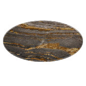 Planche À Découper Arrière - plan texturé en marbre gris à veine doré (Coin)