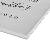 Planche À Découper Arrosage de mariage floral eucalyptus tournesol (Coin)