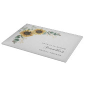 Planche À Découper Arroseur Eucalyptus Fleur Bridal Shower (Coin)