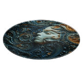 Planche À Découper Art 3D de la femme Lune (Coin)