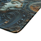 Planche À Découper Art 3D de la femme Lune (Coin)
