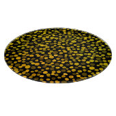 Planche À Découper Art Abstrait : Aquarelle Points Créatifs. (Coin)