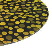 Planche À Découper Art Abstrait : Aquarelle Points Créatifs. (Coin)