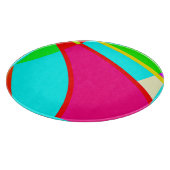 Planche À Découper Art Abstrait coloré (Coin)