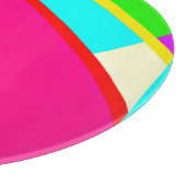 Planche À Découper Art Abstrait coloré (Coin)