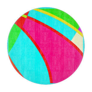 Planche À Découper Art Abstrait coloré