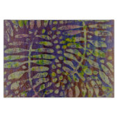 Planche À Découper Art abstrait de pochoir d'impression de Gelli (Devant)