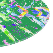 Planche À Découper Art abstrait numérique que nous appelons chaos (Coin)