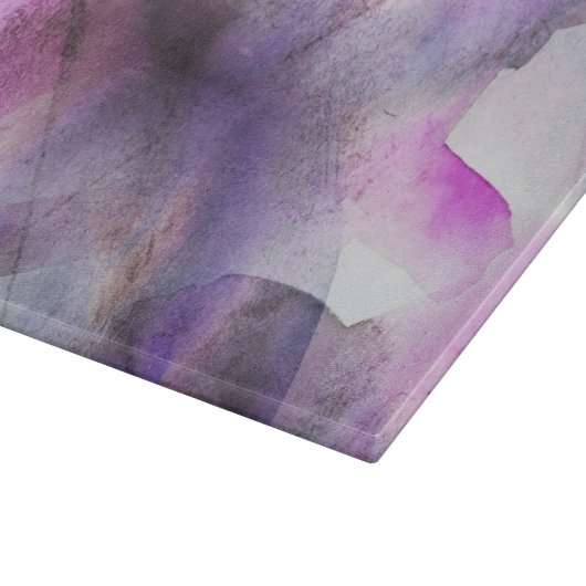 Planche À Découper art abstrait pourpre de cubisme sans couture (Coin)