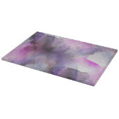 Planche À Découper art abstrait pourpre de cubisme sans couture (Coin)