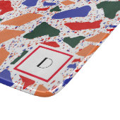 Planche À Découper Art abstrait Terrazzo Bold Fun Splash (Coin)