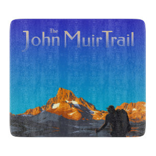 Planche À Découper Art - Banner Peak - John Muir Trail Texte