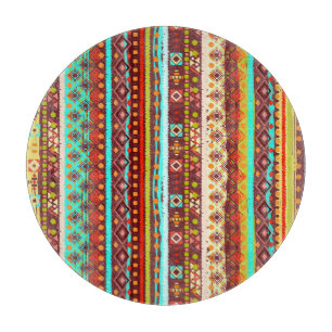Planche À Découper Art Boho Tribal : Textes Arrière - plans sans cout