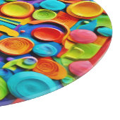 Planche À Découper Art céramique coloré (Coin)