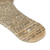 Planche À Découper Art de dictionnaire de citation d'Alice et de chat (Coin)