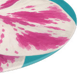 Planche À Découper Art de fleurs tropicales peintes (Coin)