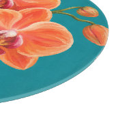 Planche À Découper Art de fleurs tropicales peintes (Coin)