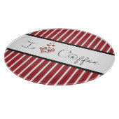 Planche À Découper Art de lettre J'adore le café (Coin)