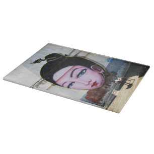 Planche À Découper Art de rue Lady Lao Graffiti
