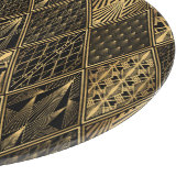 Planche À Découper Art Déco Black Gold Elegance (Coin)