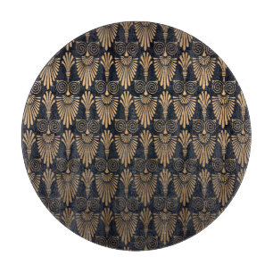 Planche À Découper Art Déco Black Gold : Retro.