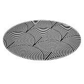 Planche À Découper Art Déco, Blanc Noir Luxe. (Coin)
